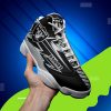 Oakland Raiders NFL Jordan JD13 Sneakers JD130919