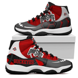 Ohio State Buckeyes NCAA 3D Air Jordan 11 Sneaker JD110461