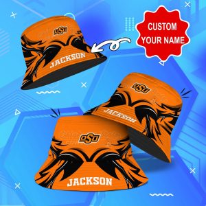 Oklahoma State Cowboys NCAA Bucket Hat Personalized SBH121