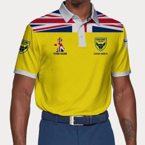 Oxford United F.C Polo Shirt Golf Shirt 3D PLS1911