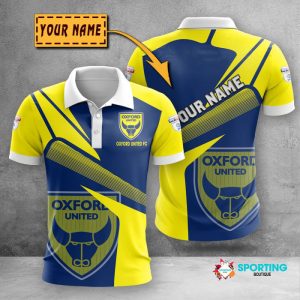 Oxford United F.C Polo Shirt Golf Shirt 3D PLS388