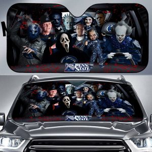 Penn State Nittany Lions NCAA Halloween Car Sun Shade CSS0642