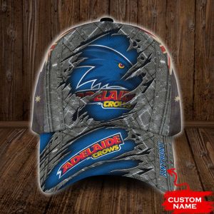 Personalized Adelaide Crows AFL 3D Classic Baseball Cap CGI935