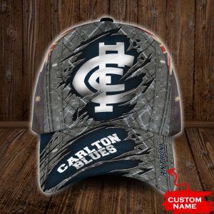 Personalized Carlton Blues AFL 3D Classic Baseball Cap CGI581