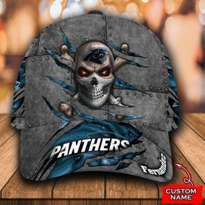 Personalized Carolina Panthers Skull 3D Classic Baseball Cap CGI1979