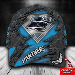 Personalized Carolina Panthers Superman 3D Classic Baseball Cap CGI1389