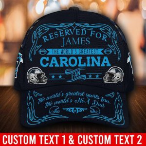 Personalized Carolina Panthers World's Greatest Fan 3D Classic Baseball Cap CGI412