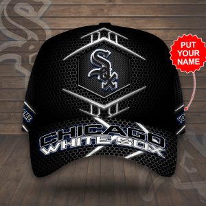 Personalized Chicago White Sox 3D Classic Baseball Cap/Hat - Black CGI2188