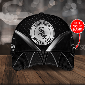 Personalized Chicago White Sox 3D Classic Baseball Cap/Hat - Black CGI2230