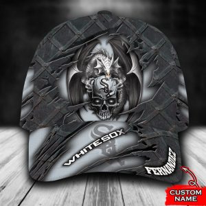Personalized Chicago White Sox Dragon 3D Classic Baseball Cap CGI656