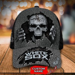 Personalized Chicago White Sox Skull 3D Classic Baseball Cap CGI624