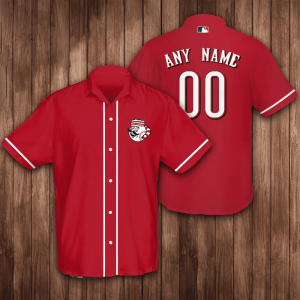 Personalized Cincinnati Reds Baseball 3D Hawaiian Shirt - Red BHS052