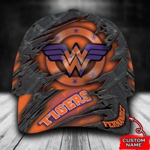 Personalized Clemson Tigers Wonder Woman 3D Classic Baseball Cap CGI662