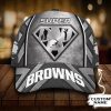 Personalized Cleveland Browns Superman Dad Logo 3D Baseball Cap - Grey CGI1126