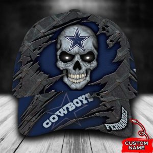 Personalized Dallas Cowboys Skull 3D Classic Baseball Cap CGI1972