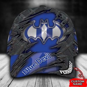 Personalized Duke Blue Devils Batman Logo 3D Baseball Cap - Blue CGI1771