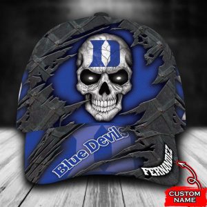 Personalized Duke Blue Devils Skull 3D Classic Baseball Cap CGI1376