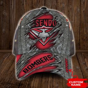 Personalized Essendon Bombers AFL 3D Classic Baseball Cap CGI1277