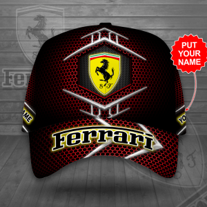 Personalized Ferrari F1 Classic Cap F1 Merchandise Classic Cap CGI028