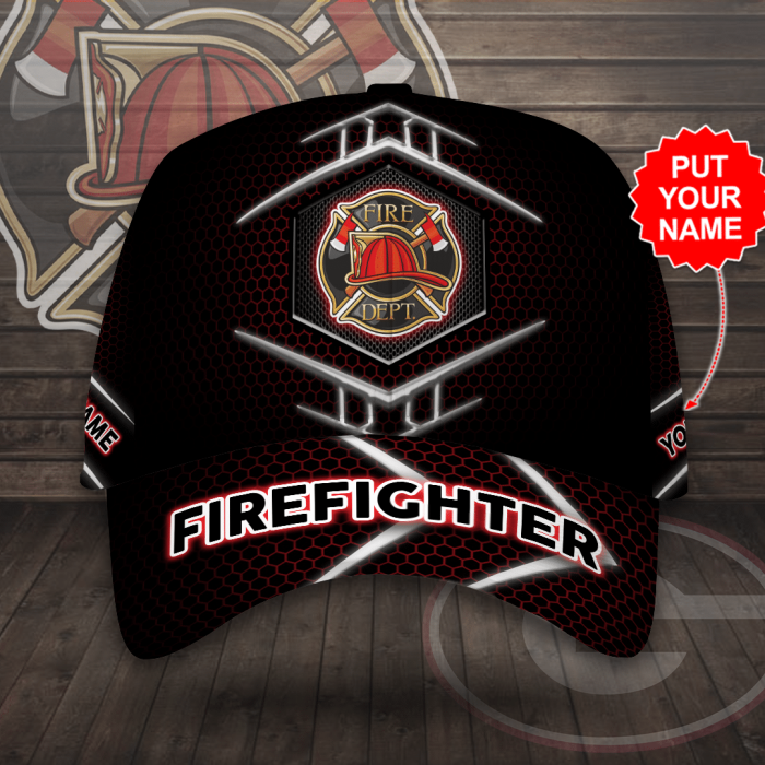 Personalized Firefighter Classic Cap CGI157