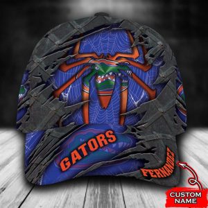 Personalized Florida Gators Spiderman 3D Baseball Cap - Blue CGI1473