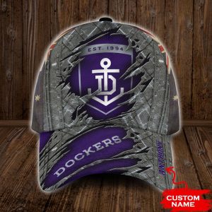 Personalized Fremantle Dockers AFL 3D Classic Baseball Cap CGI468