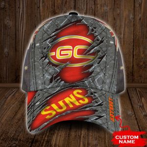 Personalized Gold Coast Suns 3D Classic Baseball Cap CGI275