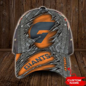 Personalized Greater Western Sydney Giants AFL 3D Baseball Cap - Orange CGI1880