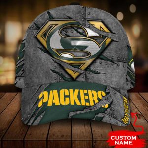 Personalized Green Bay Packers Superman 3D Classic Baseball Cap CGI314 ...