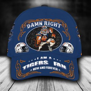 Personalized I Am A Auburn Tigers Fan Now And Forever 3D Baseball Cap CGI1913