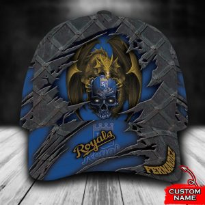 Personalized Kansas City Royals Dragon 3D Classic Baseball Cap CGI419