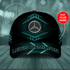 Personalized Lewis Hamilton Mercedes AMG Petronas F1 Team 3D Classic Baseball Cap/Hat CGI2251