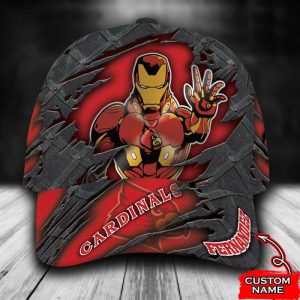 Personalized Louisville Cardinals Iron Man 3D Classic Baseball Cap CGI1387