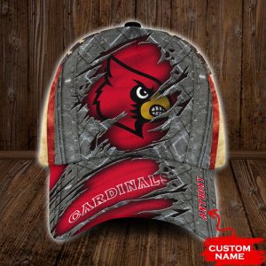 Personalized Louisville Cardinals USA Flag 3D Classic Baseball Cap CGI272