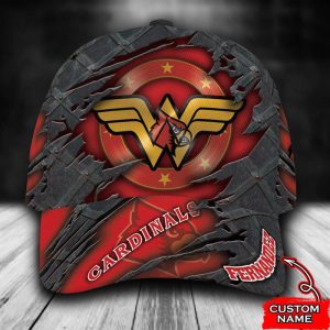 Personalized Louisville Cardinals Wonder Wonman 3D Classic Baseball Cap CGI591