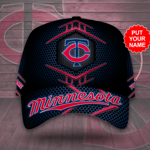 Personalized Minnesota Twins 3D Classic Baseball Cap/Hat - Black CGI2201
