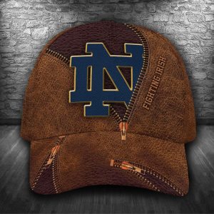 Personalized Notre Dame Fighting Irish Zip 3D Classic Baseball Cap CGI526