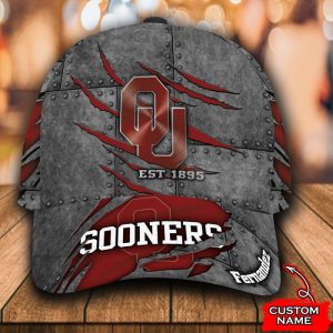 Personalized Oklahoma Sooners Luxury 3D Classic Baseball Cap CGI983