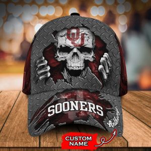 Personalized Oklahoma Sooners Skeleton 3D Classic Baseball Cap CGI1291