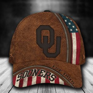 Personalized Oklahoma Sooners USA Flag 3D Classic Baseball Cap CGI372