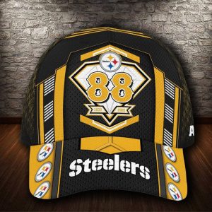 Personalized Pittsburgh Steelers Anniversary 88 Year 3D Baseball Cap CGI1939