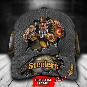Personalized Pittsburgh Steelers Mascot 3D Classic Baseball Cap CGI1378