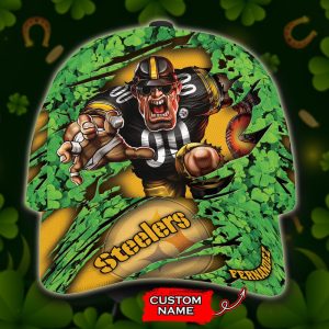 Personalized Pittsburgh Steelers St Patrick's Day 3D Classic Baseball Cap CGI210