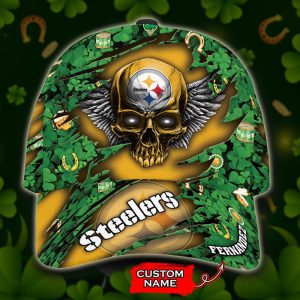 Personalized Pittsburgh Steelers St Patrick's Day 3D Classic Baseball Cap CGI454
