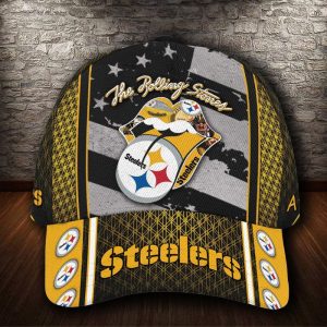 Personalized Pittsburgh Steelers The Rolling Stones 3D Classic Baseball Cap CGI463