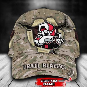 Personalized Portland Trail Blazers Camo Mascot NBA 3D Classic Baseball Cap CGI1404