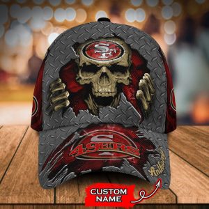 Personalized San Francisco 49ers Skeleton 3D Classic Baseball Cap CGI682