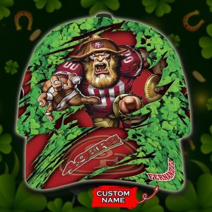 Personalized San Francisco 49ers St Patrick's Day Mascot 3D Classic Baseball Cap CGI978