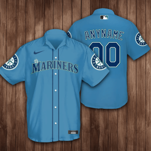 Personalized Seattle Mariners Baseball 3D Hawaiian Shirt BHS085
