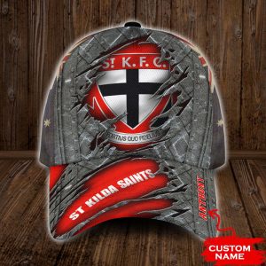 Personalized St Kilda Saints AFL 3D Classic Baseball Cap CGI632